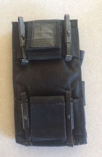 Black Hawk Radio Pouch With Alice Clips For Tactical Vest Police