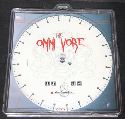 The Omni Vore 14&#034; Cuts Everything Diamond Blade NEW