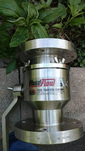 3&#039;&#039; 150 lbs flanged stainless steel valve