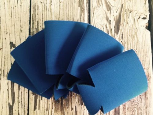 25 blank ROYAL BLUE Koozies For heat transfer Vinyl MADE IN THE USA