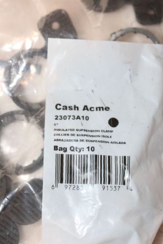 Cash acme sharkbite 1&#034; insulated suspension clamps 10 pack #23073a10 new!! for sale