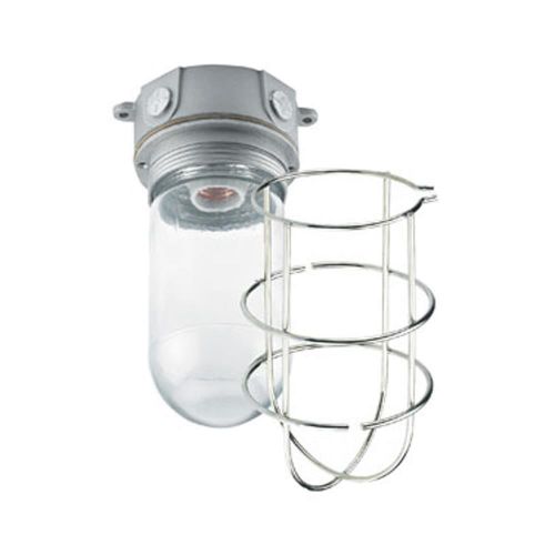 Krowne 25-120 - refrigeration vaporproof light fixture, plain with wire guard for sale