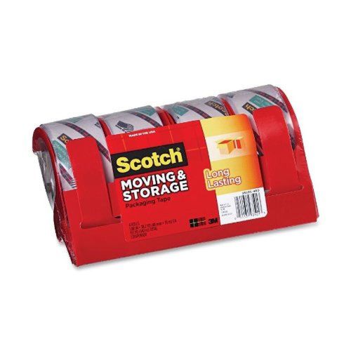 Scotch Long Lasting Storage Packaging Tape 3651-4C 1.88 Inches x 38.2 Yards 4...