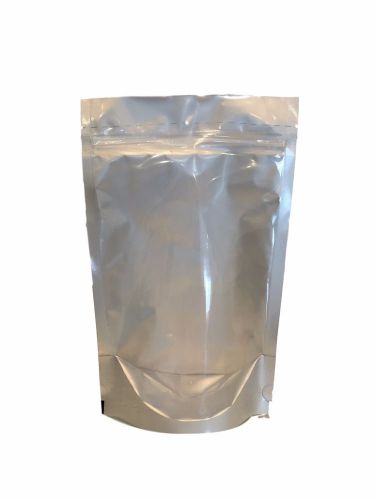 Silver/Clear Mylar Stand up Bags Pouches with Zipper 6&#034; X 9&#034; X 3&#034; (8 Oz) 200ct