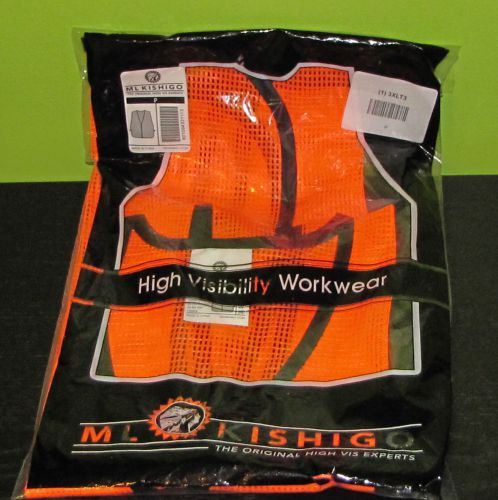 High VIS Orange mesh safety vest ML KISHIGO workwear Adult 3XLT3