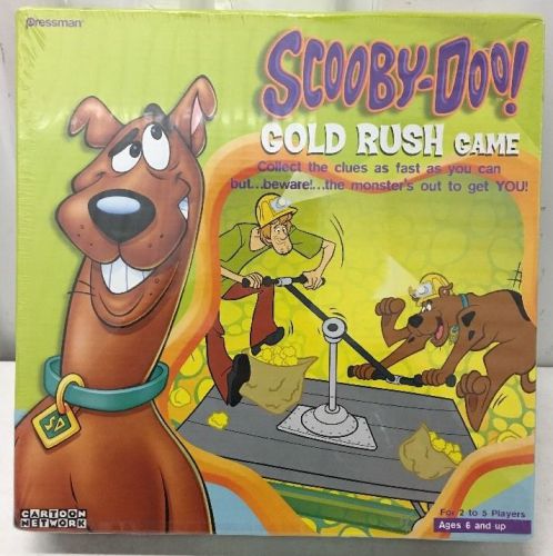 Scooby Doo Gold Rush Board Game Cartoon Network New Sealed