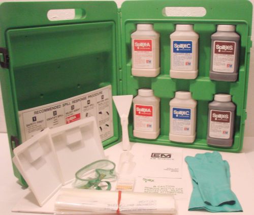 EM Science Chemical Spill Treatment Kit in Case Complete  SX0860-1