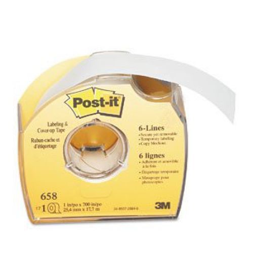 Post-it : Removable Cover-Up Tape, Non-Refillable, 1&#034; x 700&#034; roll -:- Sold as 2