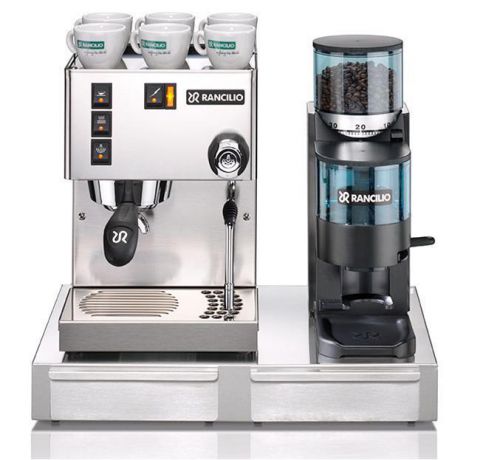 Rancilio silvia e 2016 espresso machine + rocky sd grinder combo set + base 220v for sale
