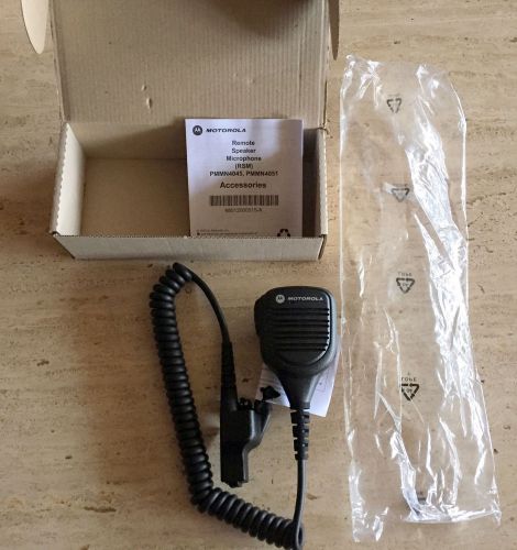 Motorola jedi noise-cancelling remote speaker microphone #pmmn4045b new in box for sale