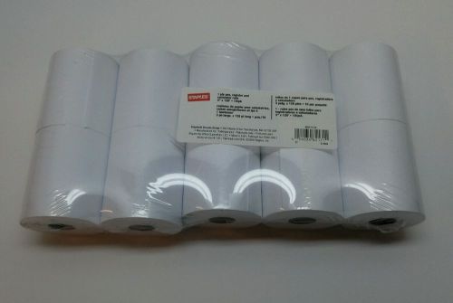 10 Pack, 1 PLY, POINT OF SALE, REGISTER, AND CALCULATOR ROLLS 3&#039;&#039;x128&#039; STAPLES