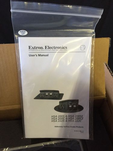 Extron HSA 222S Conference Room Table Pop-up