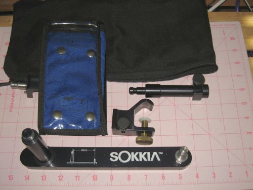 Sokkia pole clamp, covered data collector cradle for gps + more! excellent for sale