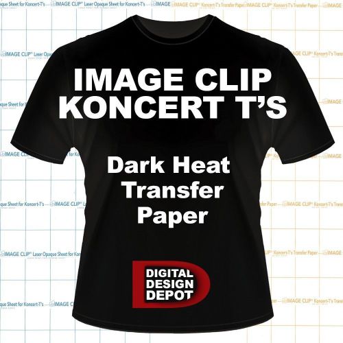 Image Clip Koncert T&#039;s Laser Neenah Heat Transfer Paper 8.5&#039; x 11&#034; 25Pk :)