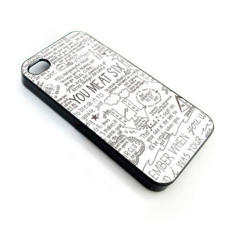 You Me At Six Quote Red Heart cover Smartphone iPhone 4,5,6 Samsung Galaxy