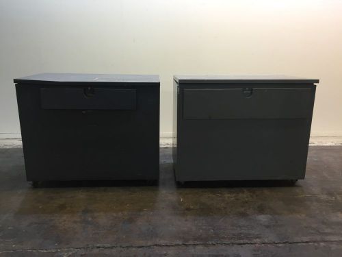 Ulrich and Art Metal Plan Filing Cabinets (2) on casters