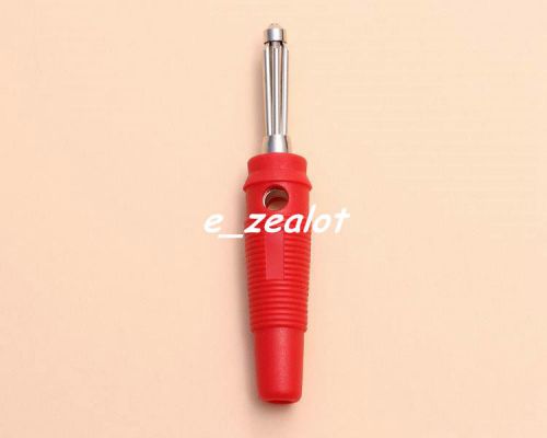 10pcs red 4mm 32a high current banana plug male perfect for speaker audio for sale