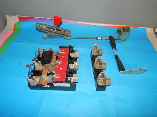 General electric thmc34 disconnect switch 200 amp 139c3884-p2 w/ handle for sale