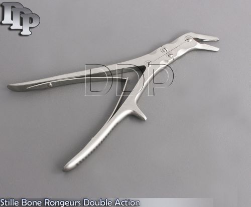 Stille Bone Rongeurs Double Action Orthopedic Surgery Angled Jaw 5 mm 9&#034;