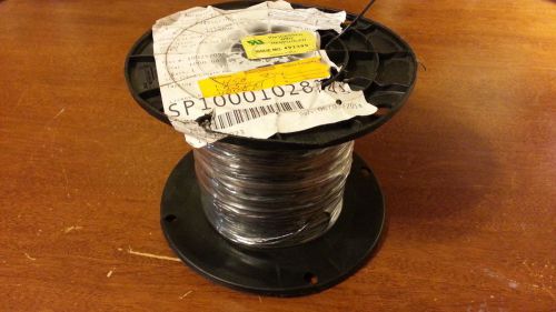 20AWG TFE Teflon Black 200C UL1213 Silver Plated STR Hook-up Wire 1,000ft -NEW-