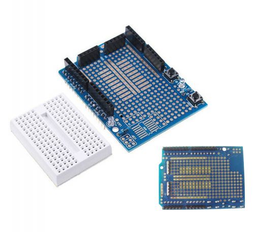 1Pcs New Prototyping Prototype Shield ProtoShield + Mini Breadboard for Arduino