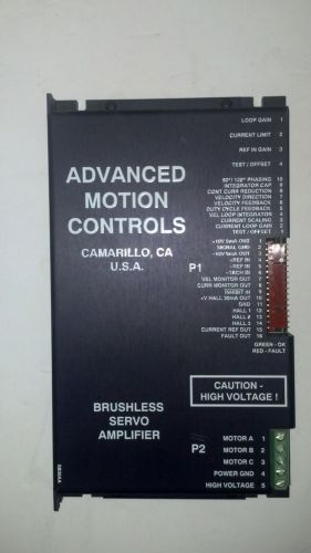 (3) Advanced Motion Controls AMC B30A8M Brushless Servo Amplifier