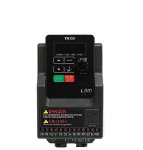 TECO MEDIUM DUTY MICRO DRIVE 1HP 4.3 AMP 115V-1PH L510-101-H1-N