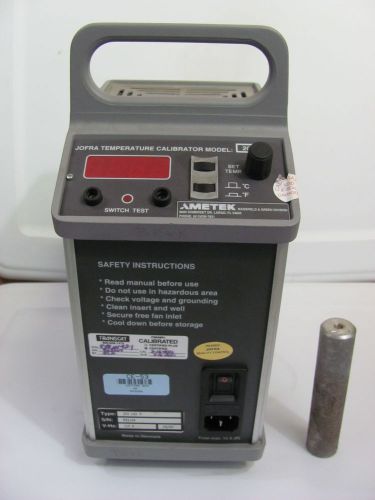 Jofra Ametek Transcat Temperature Calibrator 201 Transmitter Meter Transducer
