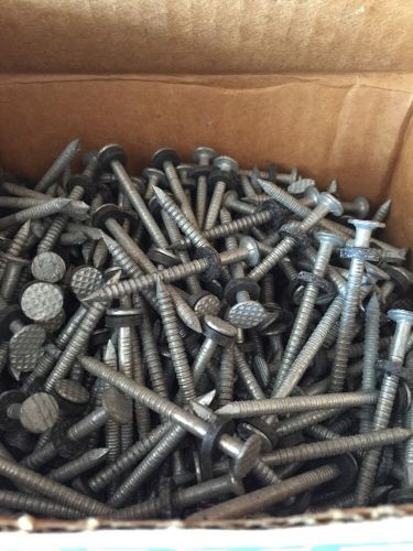 5 lb galvanized ring shank metal roofing nails 2 &#034; rubber seal washer neoprene for sale