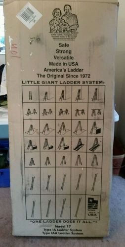 Little giant ladder system w/300 lb work platform -  modle 17 type ia - nib!!!! for sale
