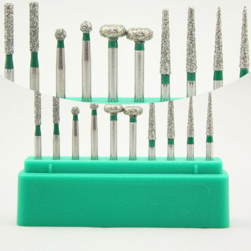 10 pcs FG1.6 Dental Diamond Burs Common Use Coarse Set Product