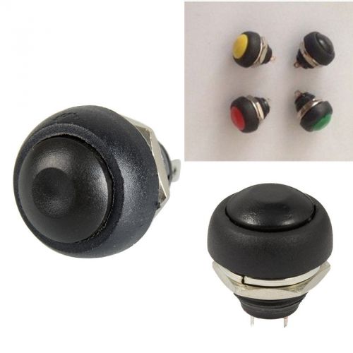 Waterproof Momentary Push Make Button Switch Off 125V One Color Options