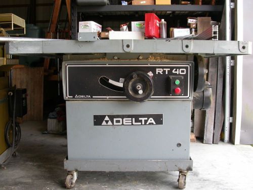 Delta rt-40 14&#034;-16&#034; tilting arbor table saw for sale