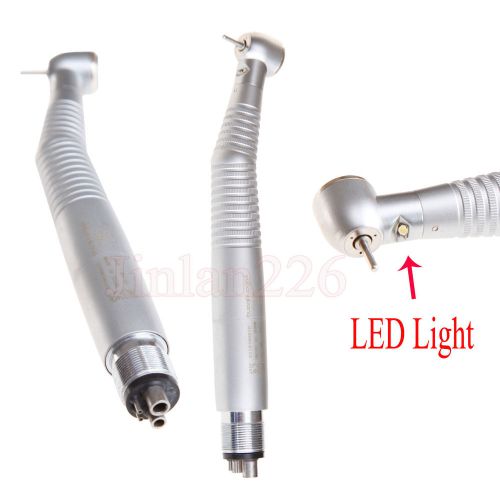 2pcs large torque dental led fiber optic e-generator handpiece 4hole with light for sale