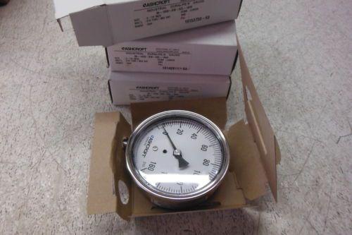 ASHCROFT 35-1009-AW-20L-160# SIZE 3-1/2 GAUGES  LOT OF 3  NEW