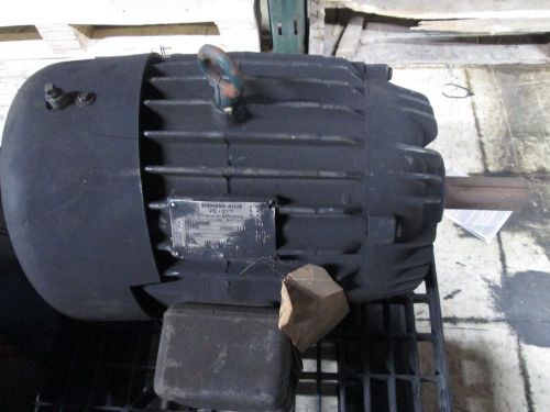 Siemens pe-21 ac motor rgzech 20hp 1760rpm 230/460v 46/23a 256t frame used for sale