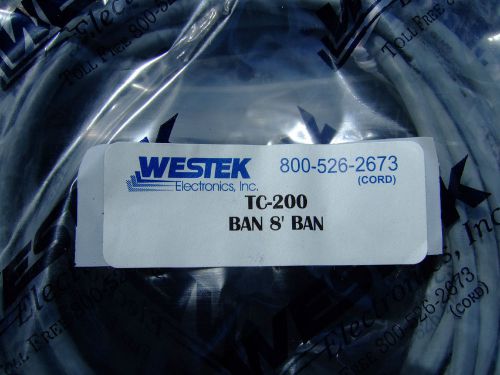 Westek TC-200 - new 8&#039; Bantam Patch Cords- Lot of 14