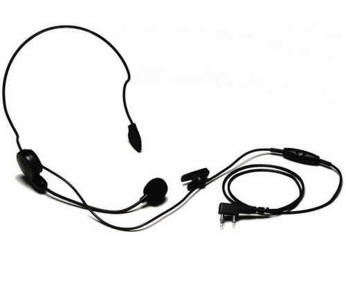 Kenwood Genuine Behind the Head Earphone with Flip Microphone Headset PTT KHS-22