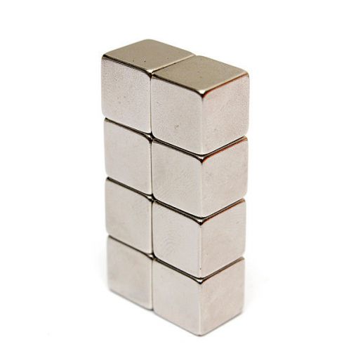 1pc N50 Rare Earth Magnet 10x10mm Cube Block Neodymium Super Strong Fridge