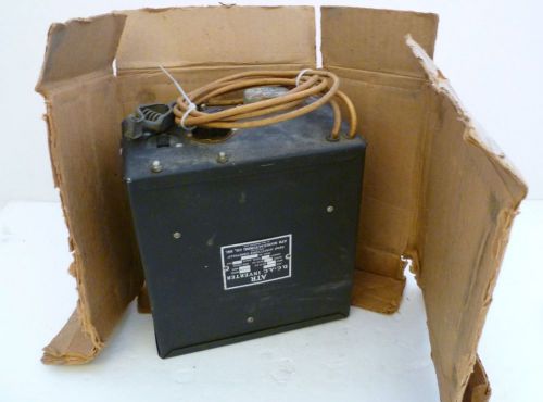 ATR DC-AC Radio Inverter, 12V-110V, 125W, Model RSB, Type 12, Vintage