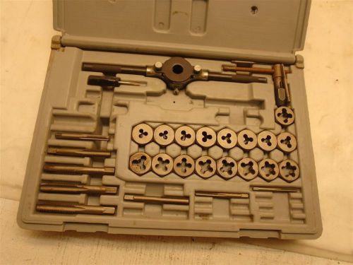 Champion cs40p 40 piece 302 carbon plug taps and cs30 carbon hex dies set used for sale