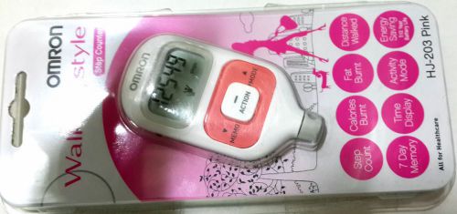 new omron walking style step counter pedometer pocket