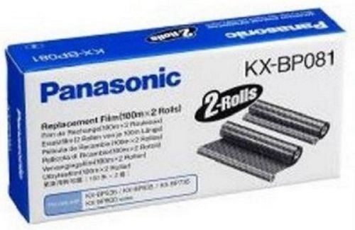 PANASONIC THERMAL TRANSFER FILM KX-BP081 REPLACEMENT (100 mm x 2 ROLLS) NEW