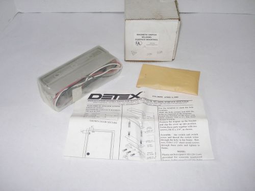 New Detex MS-2049S Surface Mount Door Fixture Lockset Magnetic Safety Switch