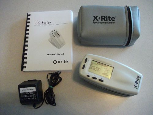 X-Rite 518  Spectrodensitometer - 2.0mm     Black/Blue Logo