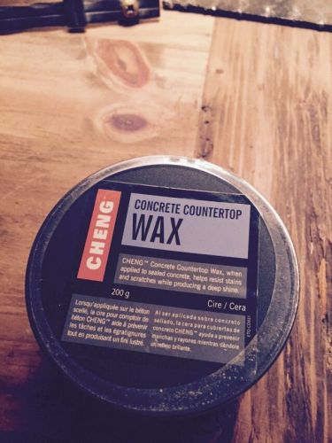 Cheng Concrete Countertop Wax Non Toxic Wax