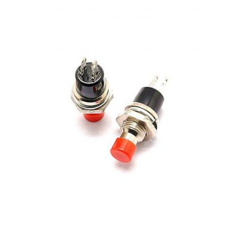 5 pcs red mini lockless momentary on/off push button switch mini switch for sale