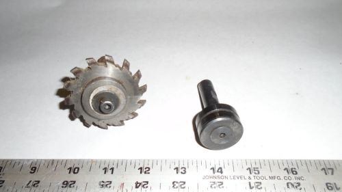 Machinist tools lathe mill machinist lot of slitting blade milling arbor 1/2&#034; sh for sale