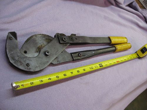 Commcutter model 250 ratcheting cable cutter, 22 1/2&#034; long, 4 inch jaws for sale