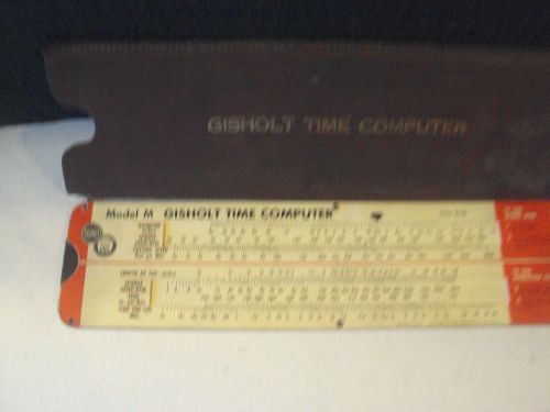 Gisholt Time Computer  Superb Condition with carrying case